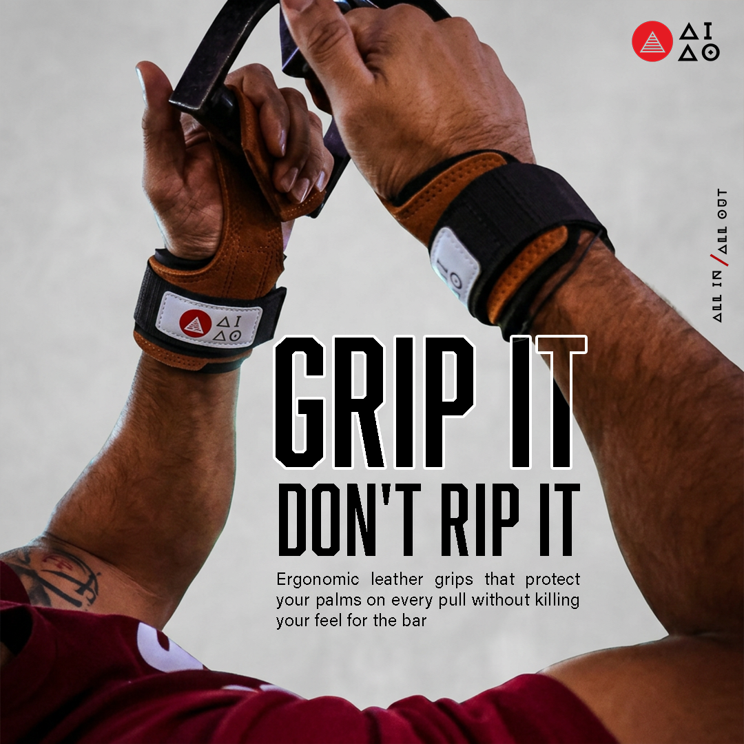 Lifting grips ad creative