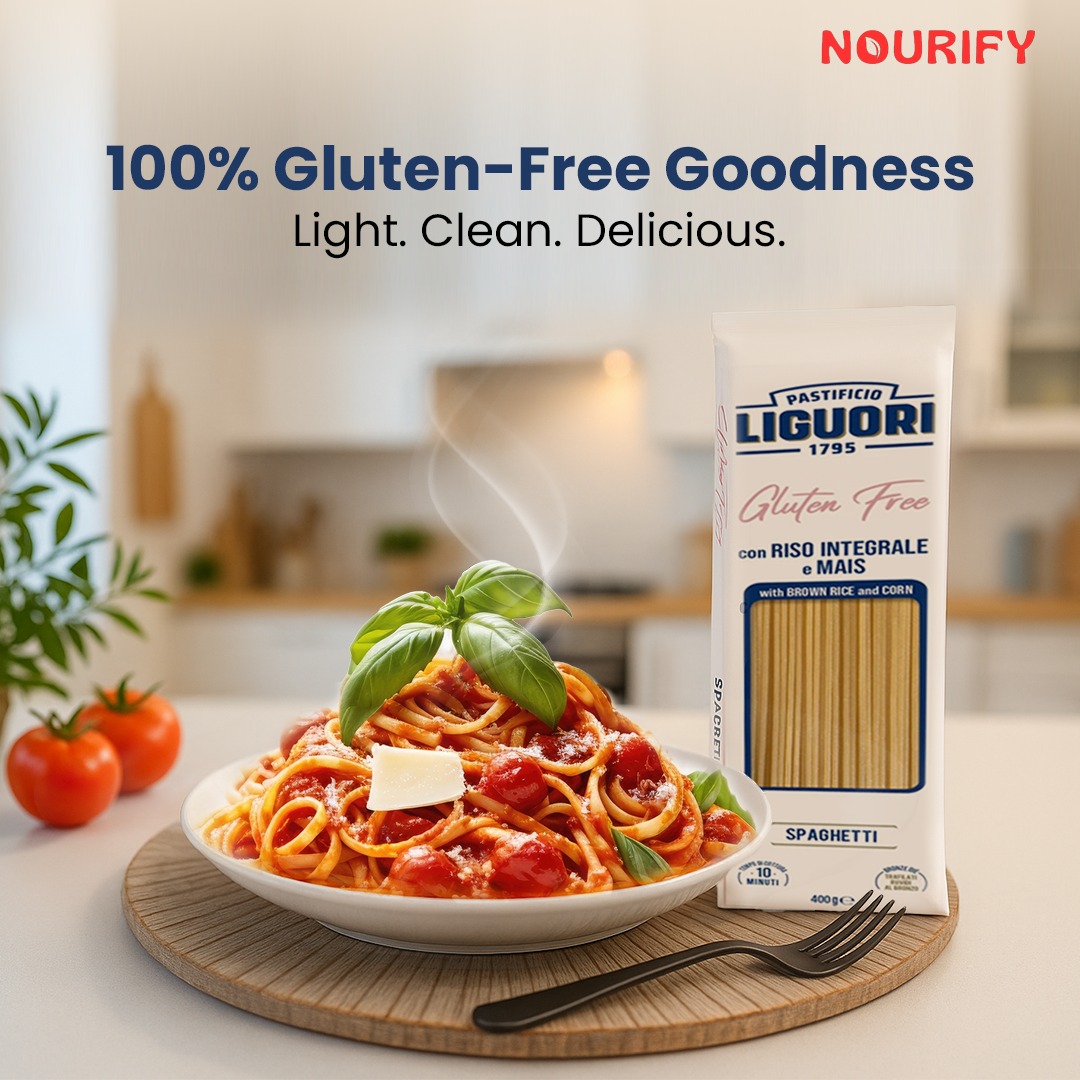 Gluten free pasta ad creative