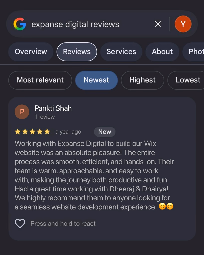Client review 2