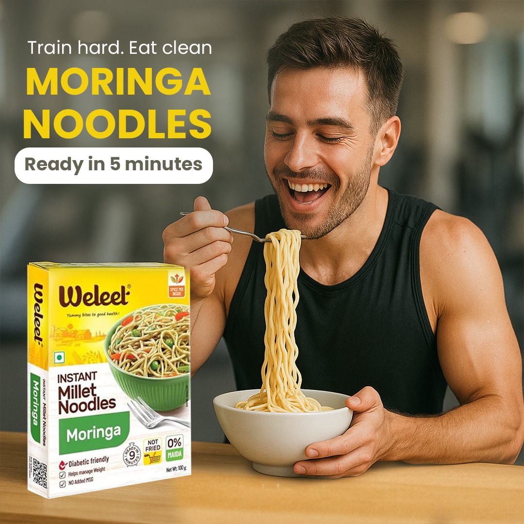Millet noodles ad creative